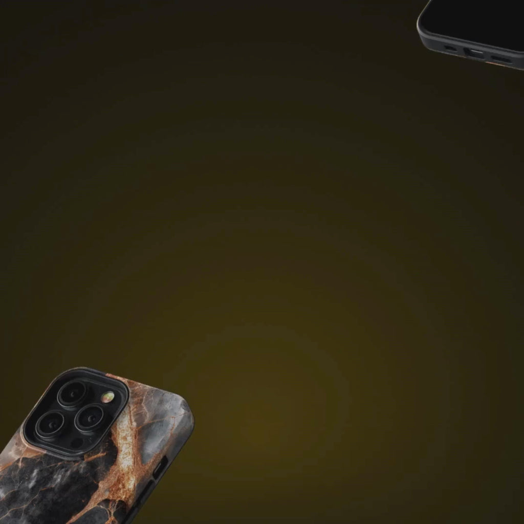 Stoßfeste Marmor-Design Handyhülle Obsidian Flame – Produktvideo mit Features