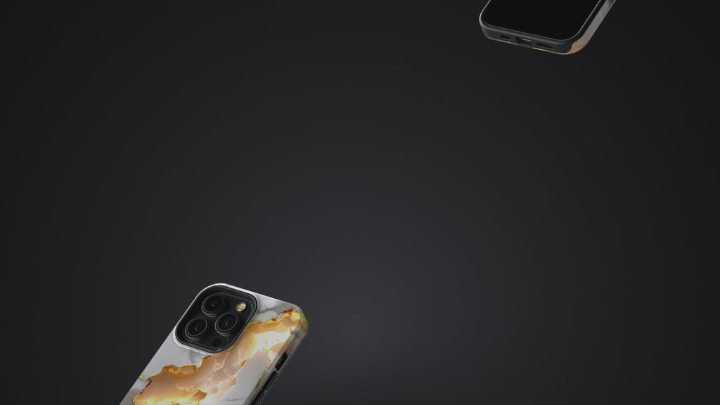 golden-fracture-handyhuelle-video – Produktvideo zeigt alle Vorteile der stoßfesten Handyhülle: Dual-Layer-Schutz, stoßdämpfendes TPU, präzise Passform und stylisches Marmor-Design.