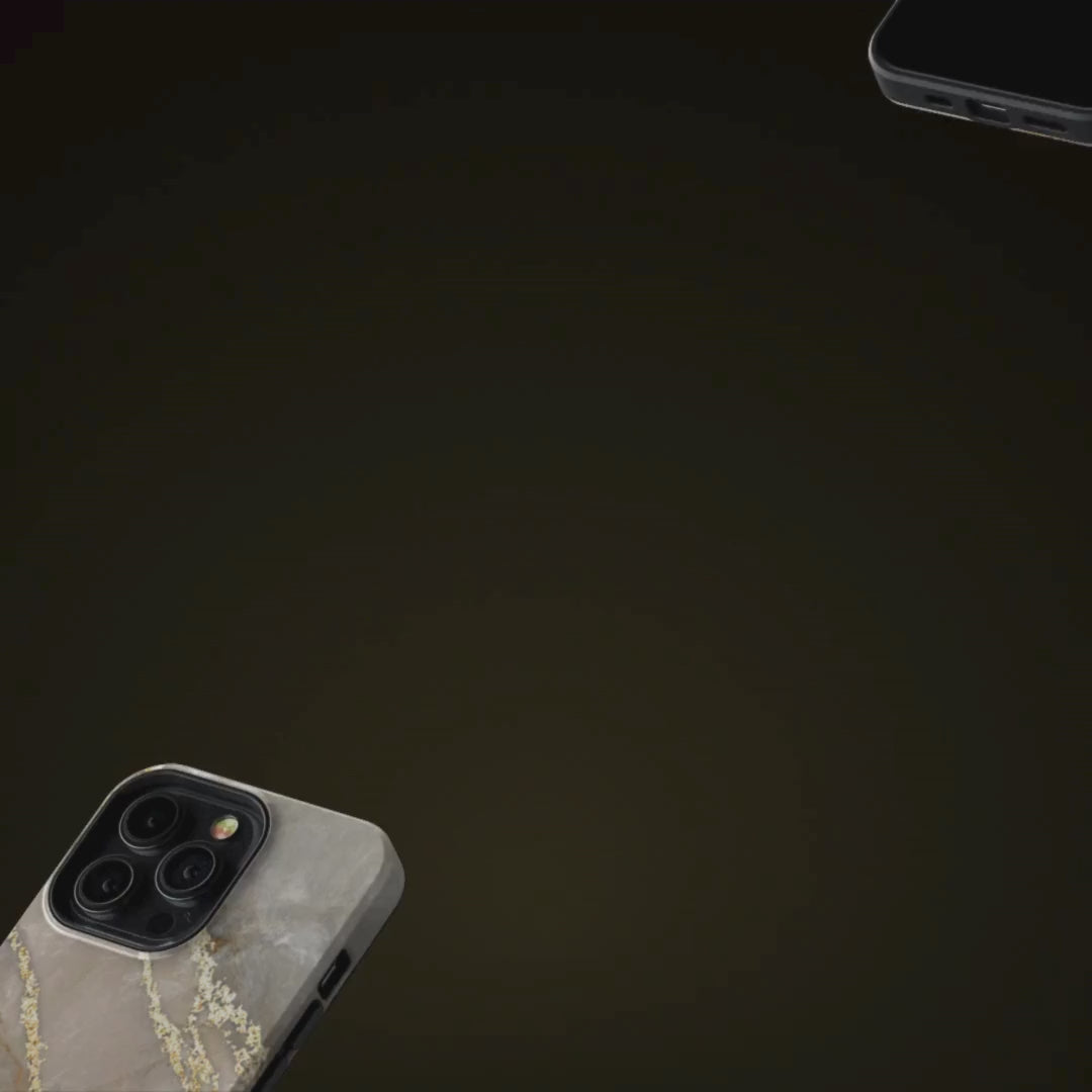 Stoßfeste Marmor-Design Handyhülle Golden Dune – Produktvideo mit Features