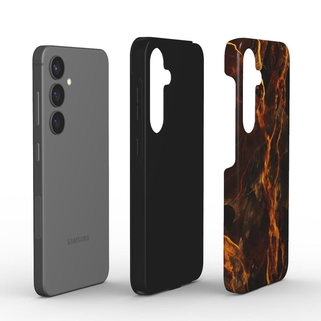 Stoßfeste Handyhülle – Lava Marmor Design - ElmunoTech Accessories