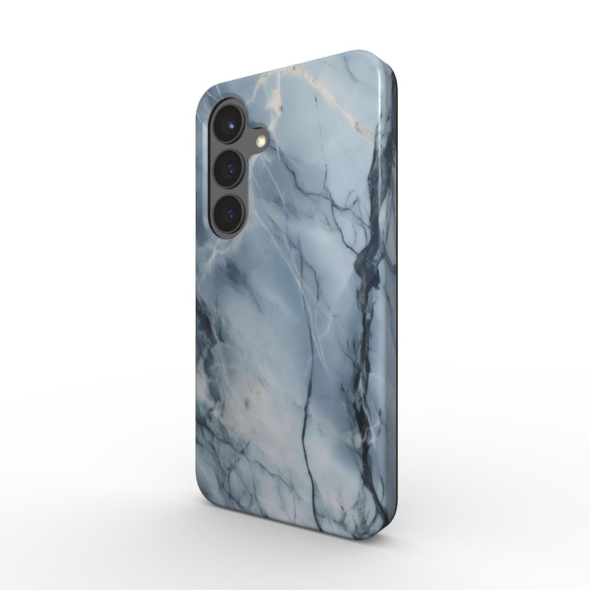 Stoßfeste Handyhülle – Marmor Grau Design - ElmunoTech Accessories