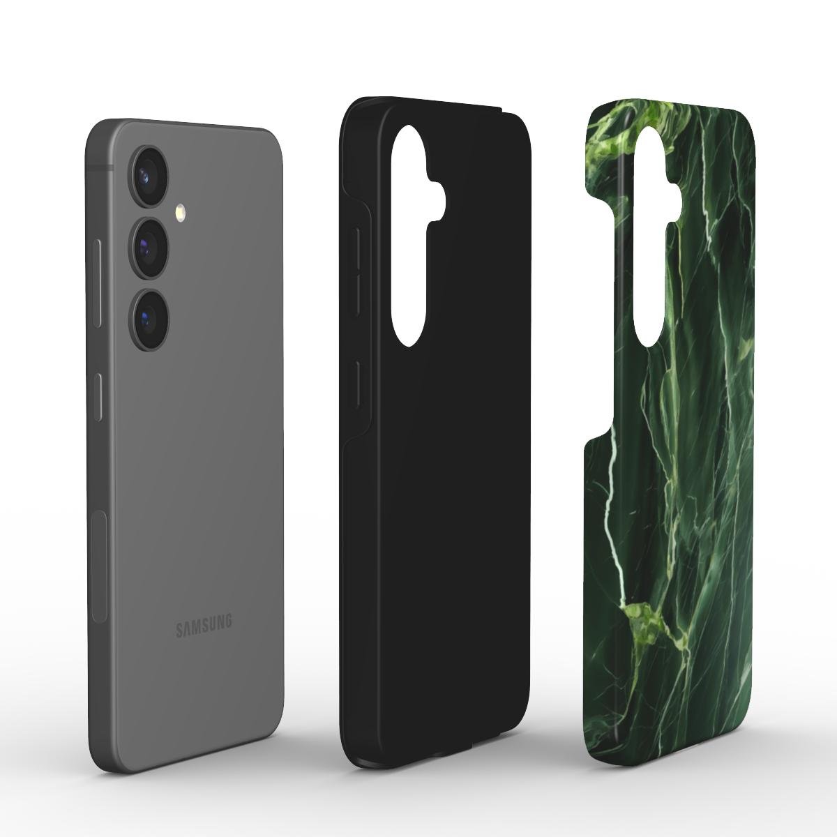 Stoßfeste Handyhülle – Marmor Grün Design - ElmunoTech Accessories
