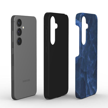 Stoßfeste Handyhülle – Tiefblaues Marmor - Design - ElmunoTech Accessories