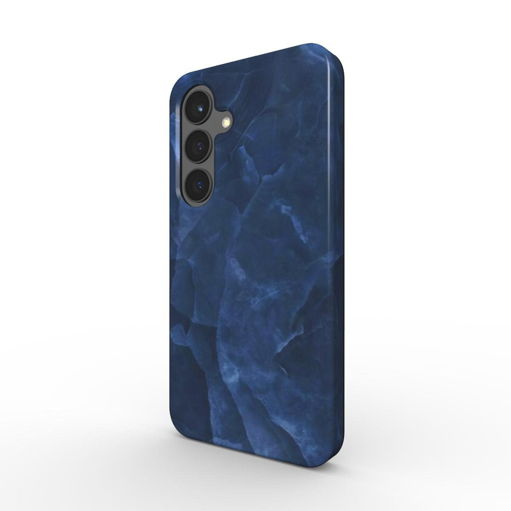 Stoßfeste Handyhülle – Tiefblaues Marmor - Design - ElmunoTech Accessories
