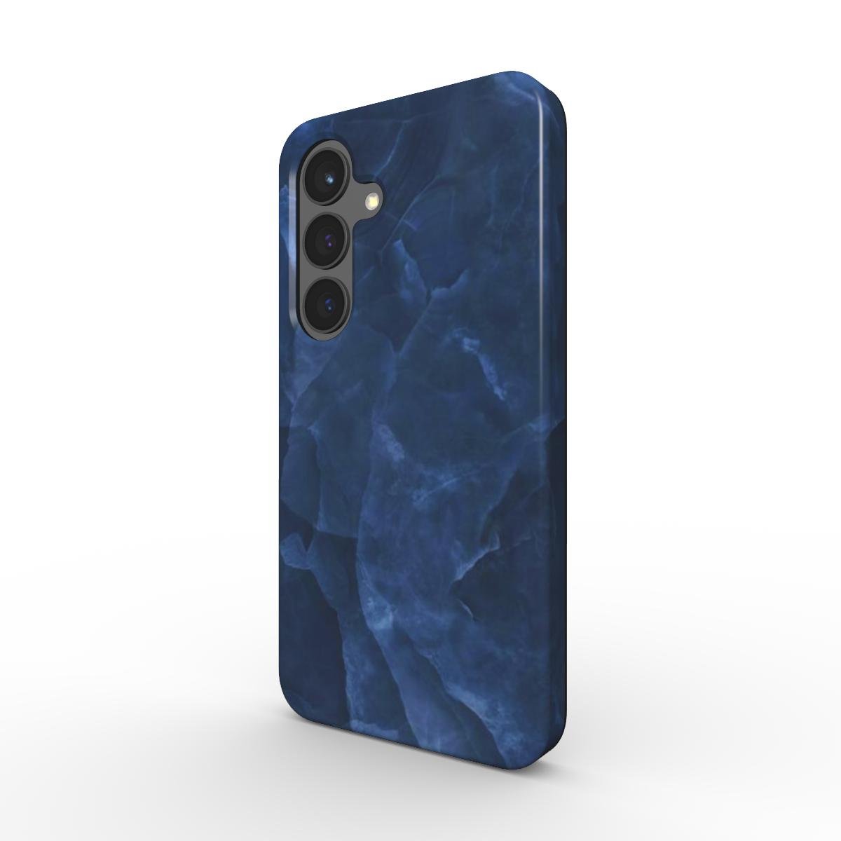 Stoßfeste Handyhülle – Tiefblaues Marmor - Design - ElmunoTech Accessories