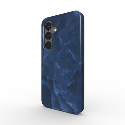 Stoßfeste Handyhülle – Tiefblaues Marmor - Design - ElmunoTech Accessories