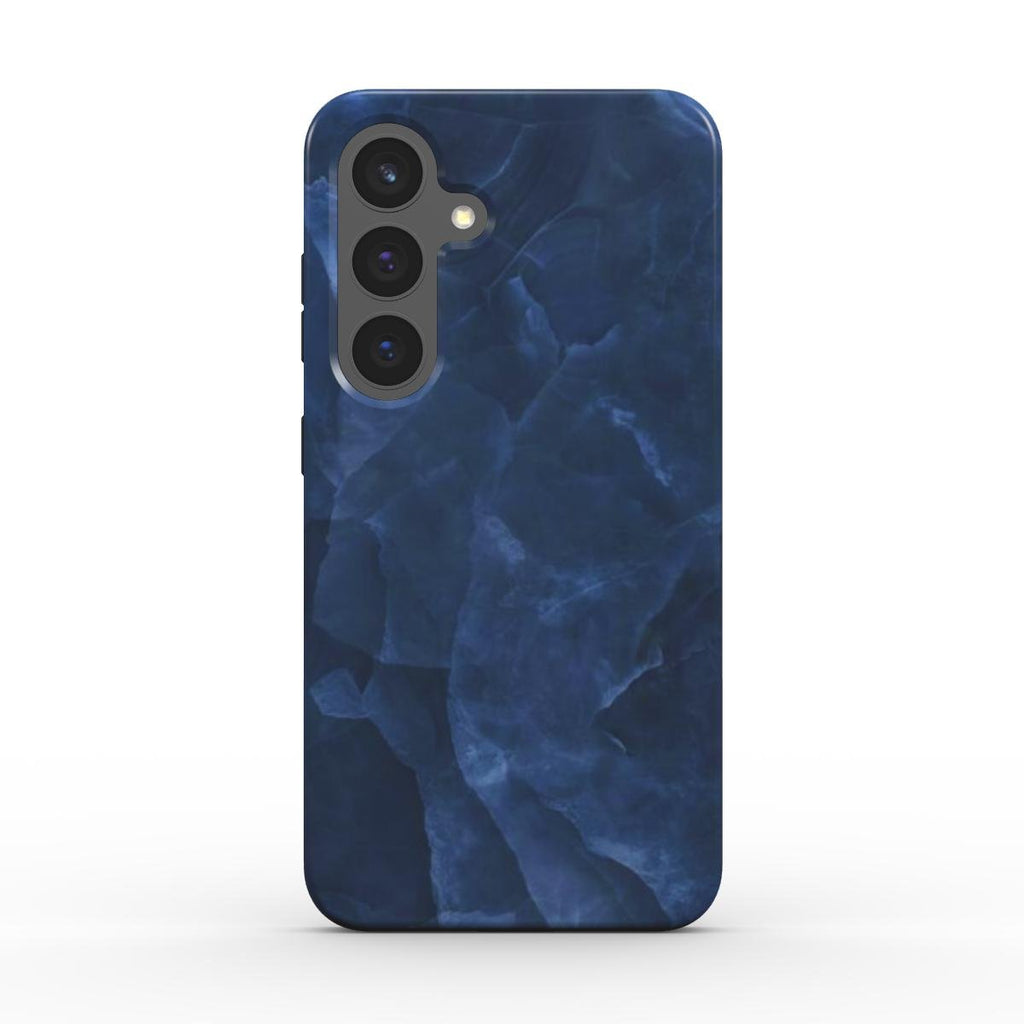 Stoßfeste Handyhülle – Tiefblaues Marmor - Design - ElmunoTech Accessories