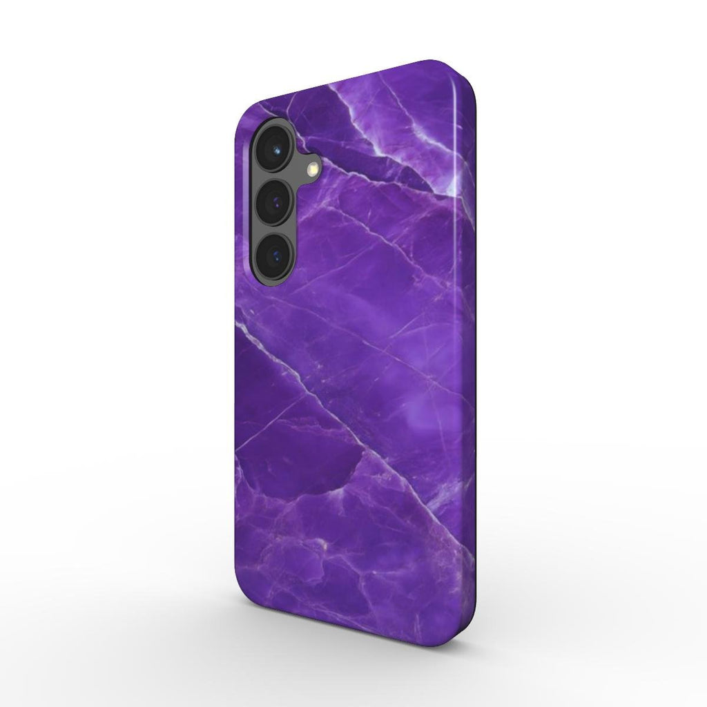 Stoßfeste Handyhülle – Violettes Marmor - Design - ElmunoTech Accessories
