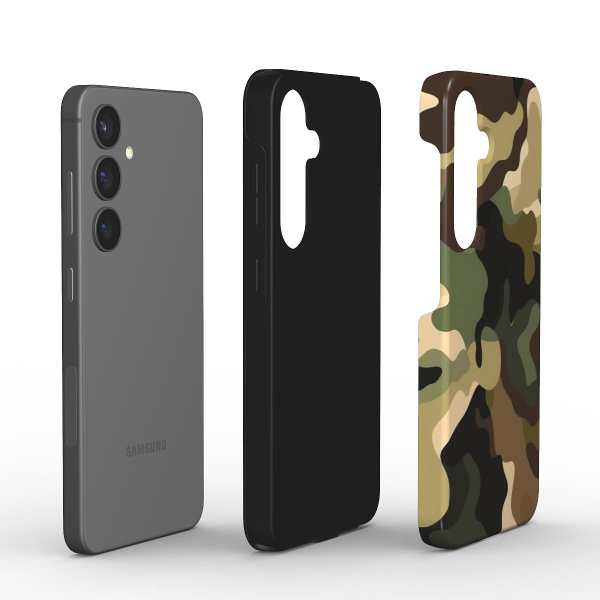 Stoßfeste Tough Handyhülle – Camouflage Muster - ElmunoTech Accessories