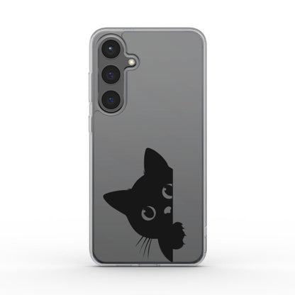Transparente Handyhülle mit süßem Katzenmotiv - ElmunoTech Accessories